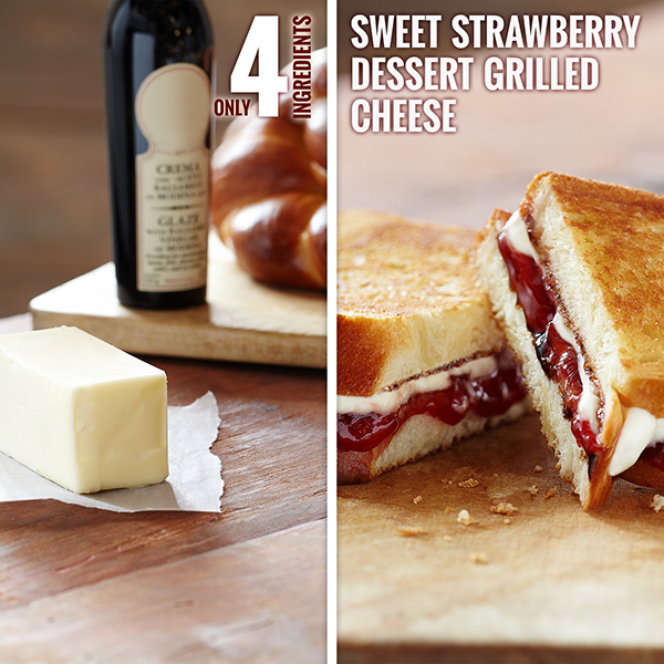 Sweet Strawberry Dessert Grilled Cheese Smucker's®