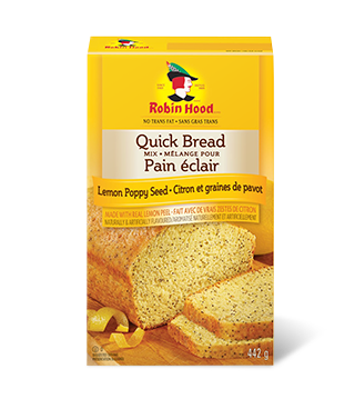 Robin Hood® Quick Bread Mix Lemon Poppy Seed Flavoured