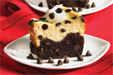 Chocolate Chip Black Bottom Cheesecake