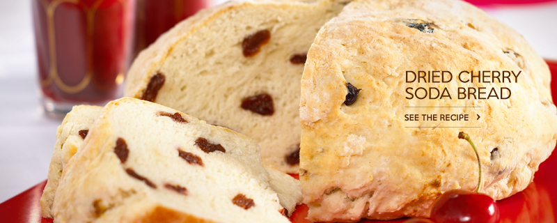 Dried Cherry Soda Bread
