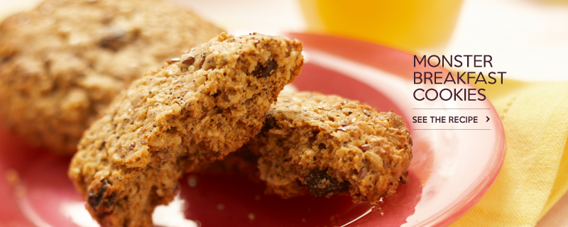Monster Breakfast Cookies