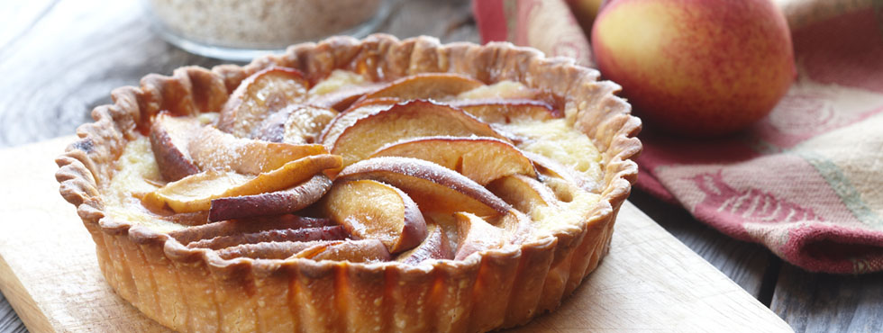 Lemon Nectarine Flan | Recipes