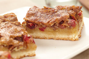 Cranberry Pecan Squares