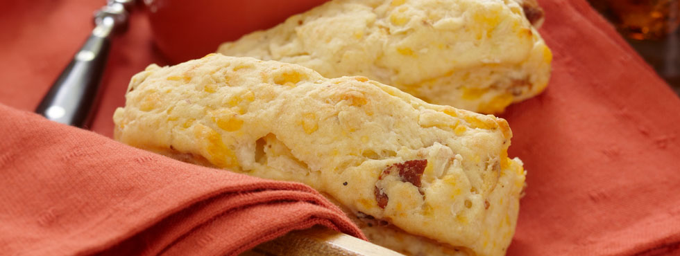 Savoury Cheddar, Onion and Bacon Fingers | Recipes