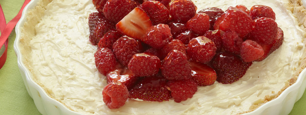Valentine's Berry Flan | Recipes