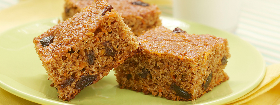 Carrot Raisin Bars | Recipes