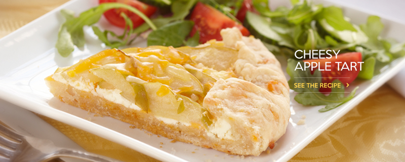 Cheesy Apple Tart