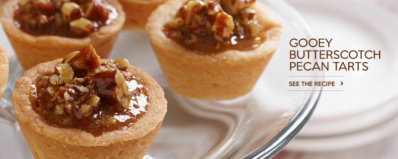 Gooey Butterscotch Pecan Tarts