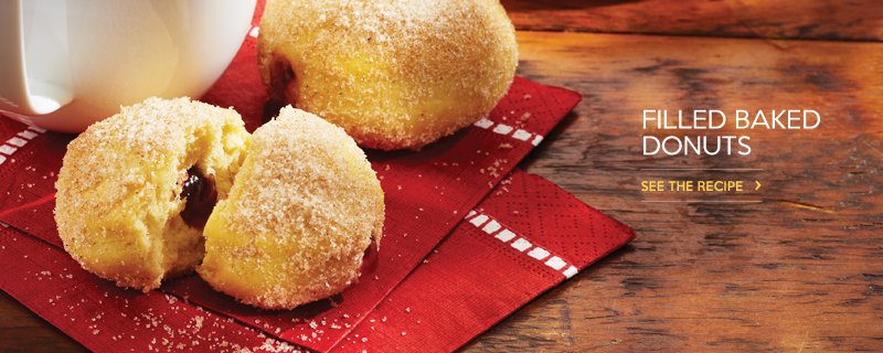Filled Baked Doughnuts