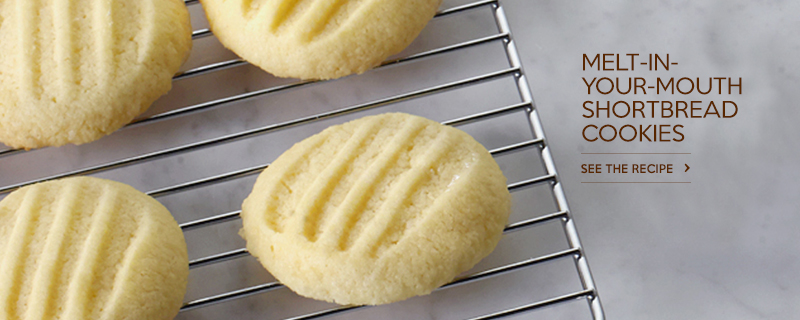 Melt-in-Your-Mouth Shortbread Cookies