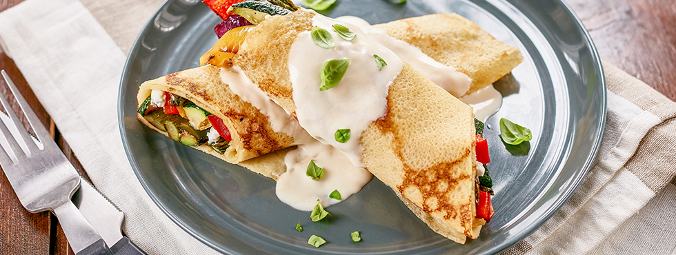 Roasted Veggie Crepes | Recipes