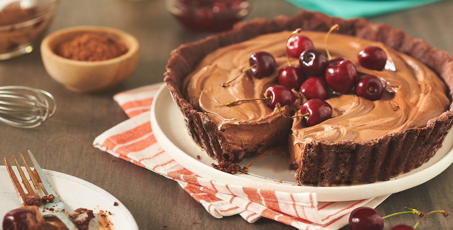 Black Forest Chocolate Mousse Tart
