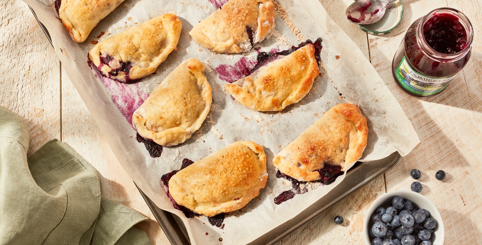 Blueberry Empanadas — Two-Ingredient Dough