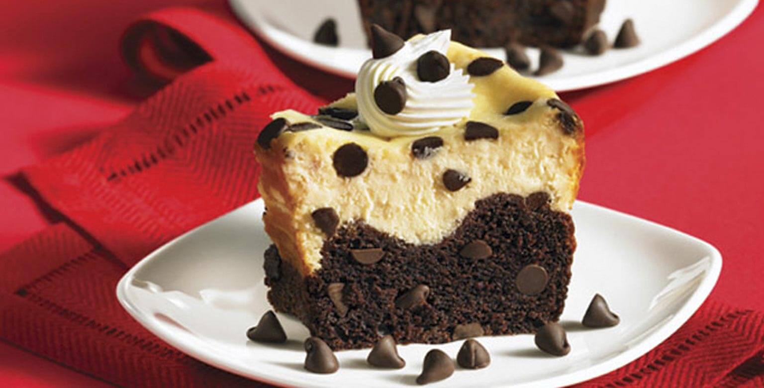 Chocolate Chip Black Bottom Cheesecake