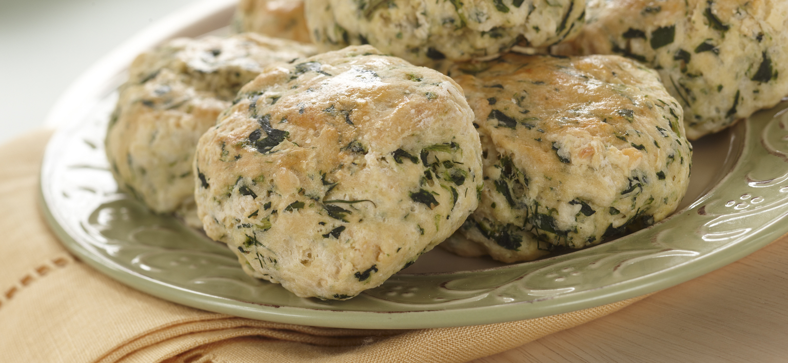 Feta and Spinach Biscuits
