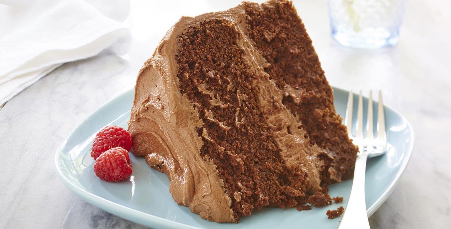 Gluten Free* Chocolate Fudge Layer Cake