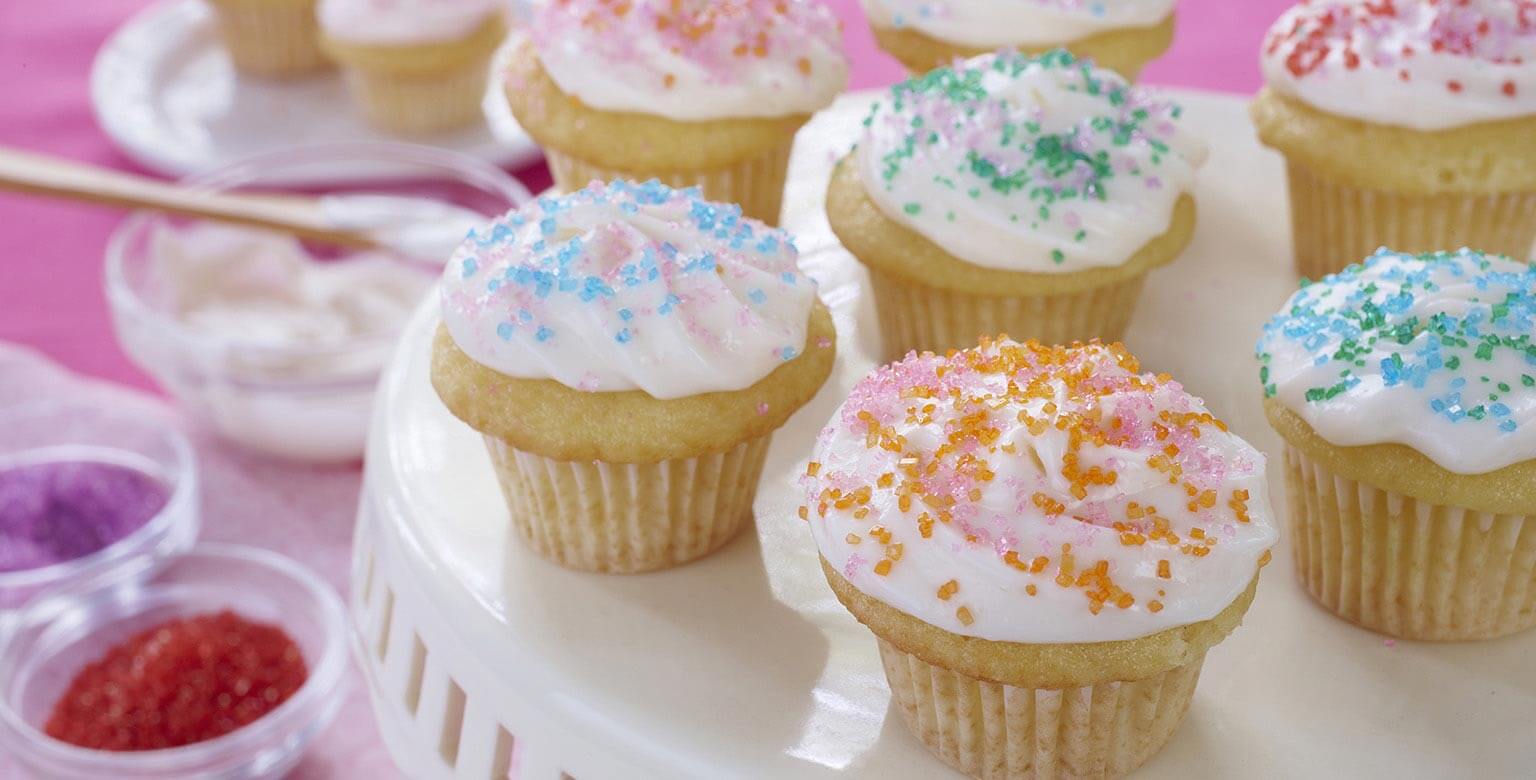 Mini Vanilla Cupcakes