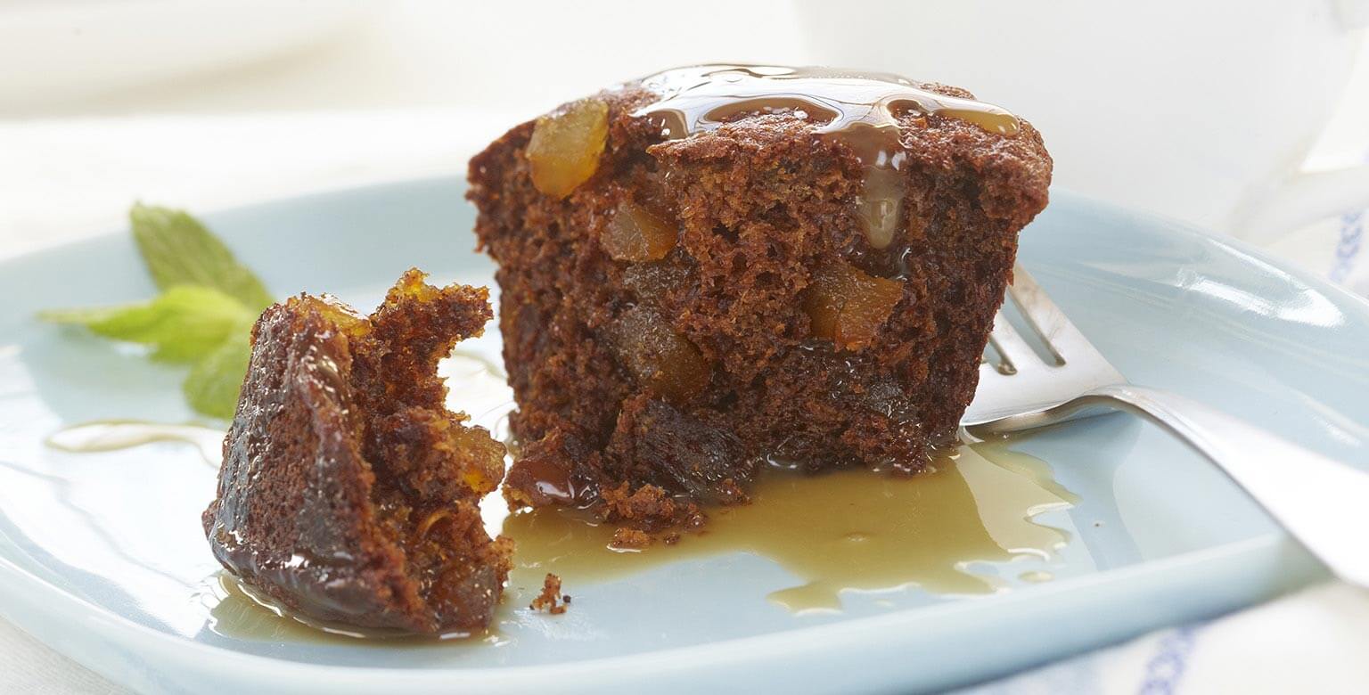 Sticky Toffee Pudding with Warm Caramel Sauce