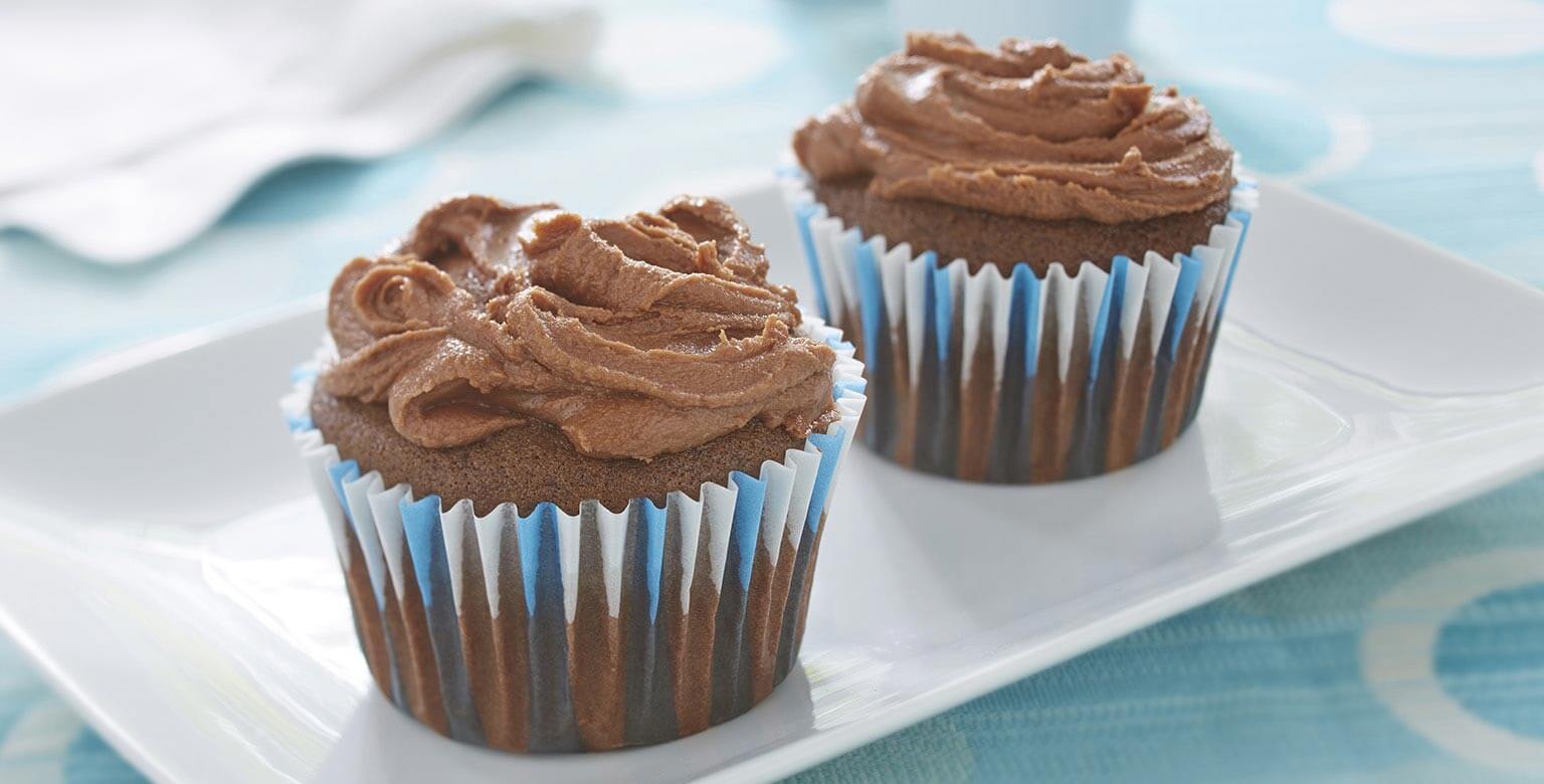 Cupcakes sans gluten* au chocolat fondant