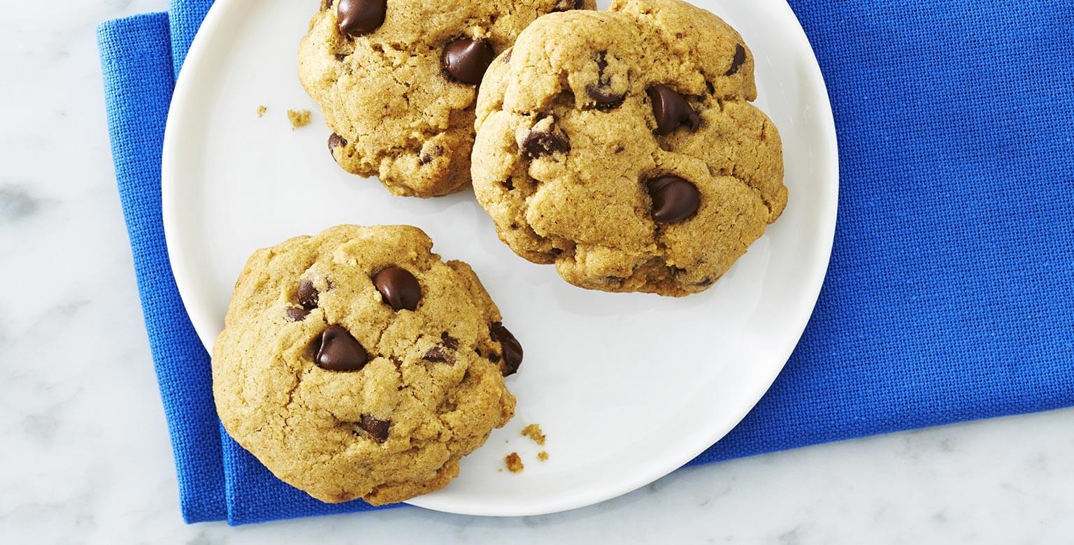 Voir la recette - L’ultime biscuit aux pépites de chocolat sans gluten*