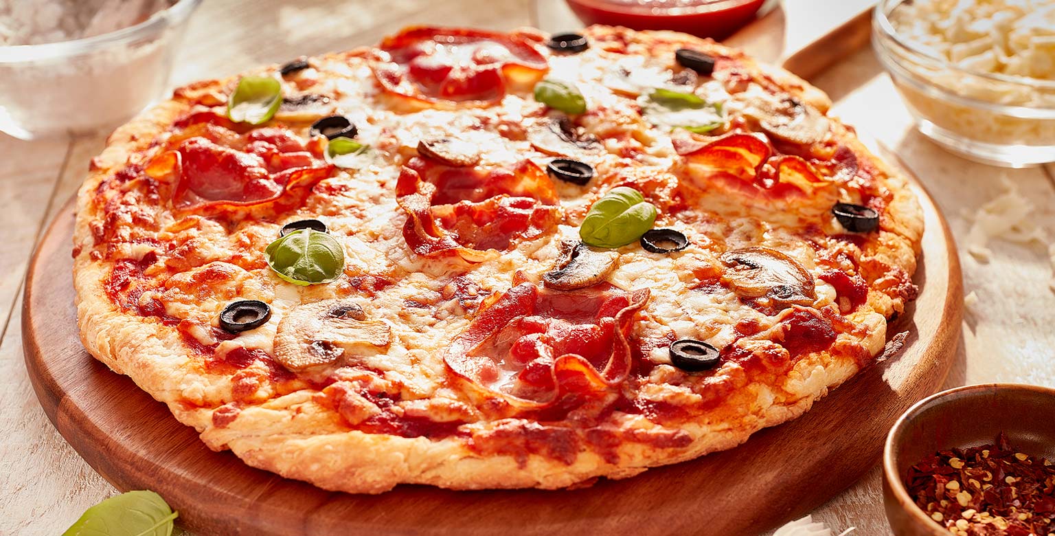 Voir la recette - Pizza sans levure
