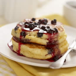 Wild Blueberry Pancakes | Breakfast and Brunches | Featured Recipe