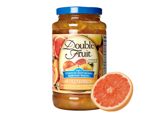 Double Fruit<sup class='TM'> ®</sup> tartinade de 4 agrumes Légère