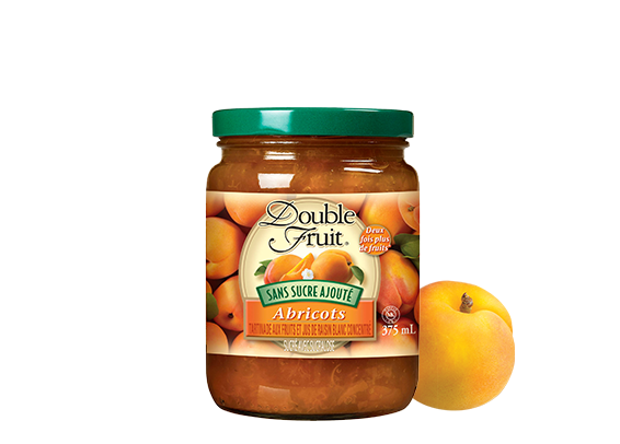 Double Fruit<sup class='TM'> ®</sup> tartinade d'abricots sans sucre ajouté