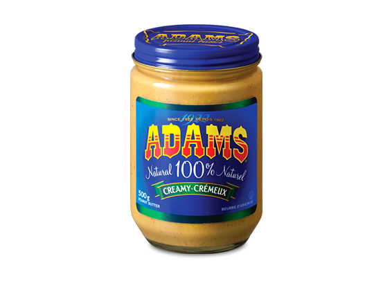 Adams<sup>®</sup>  100% Natural Creamy Peanut Butter