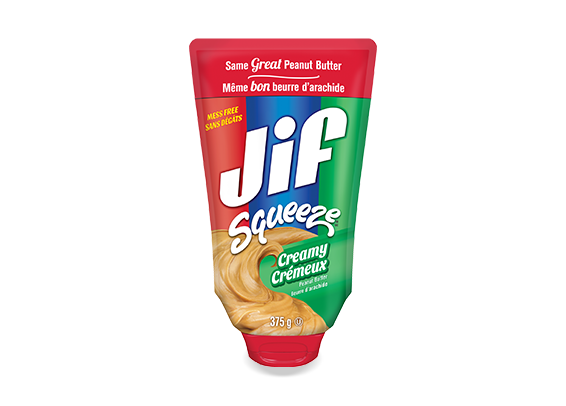 Jif<sup>®</sup> Squeeze Creamy Peanut Butter