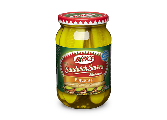 Cornichons <strong>Sandwich Savers<sup>®</sup></strong> Piquants <strong>Bick’s<sup>®</sup></strong>