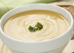 Soupe au fromage cheddar