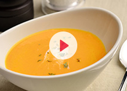 Soupe aux carottes et au gingembre crémeuse