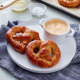 Soft Pretzels and Cheese Dip