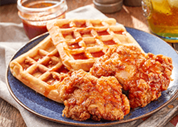 Crispy Fried Chicken and Waffles