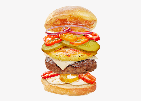 Recipe Image of The 4 Alarm Burger