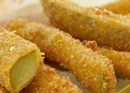 Recipe Image of Spicy Fried Pickle Sticks and Dip
