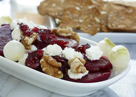 Recipe Image of Beets with Goat Cheese Crumble