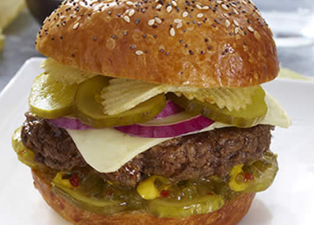 Recipe Image of Sweet and Salty Crunch Burger