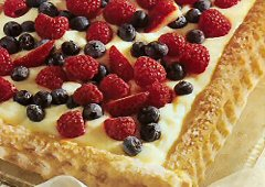 Lime-Filled Pastry with Mixed Berries