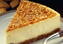 Almond Praline Cheesecake