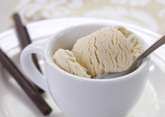 Crème glacée au café latté