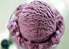 Blackberry-Lemon Ice Cream