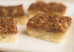 Toffee-Topped Pecan Bars