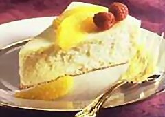 Gâteau au fromage citronné faible en gras