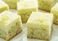 Double Lemon Poppy Seed Squares