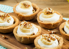 Mini Banoffee Cream Pies 