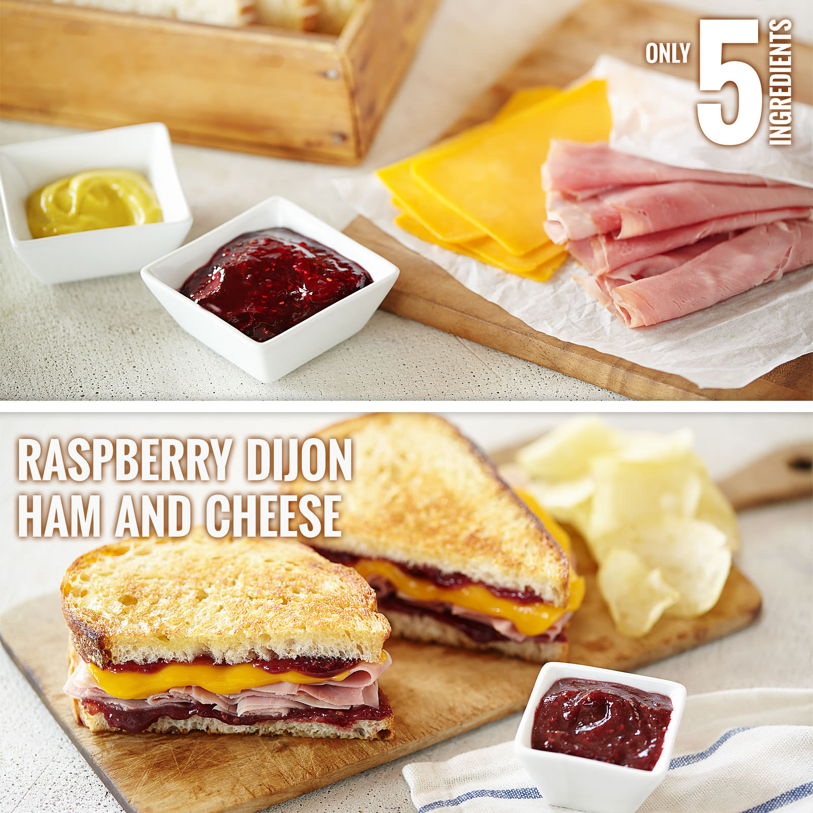 Raspberry Dijon Ham and Cheese Smucker's®