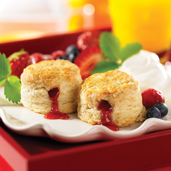 Strawberry Jam Scones