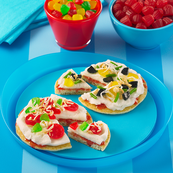 Thin Crust Mini Ice Cream Pizzas